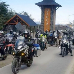 International Bikers Meeting at the end of the world